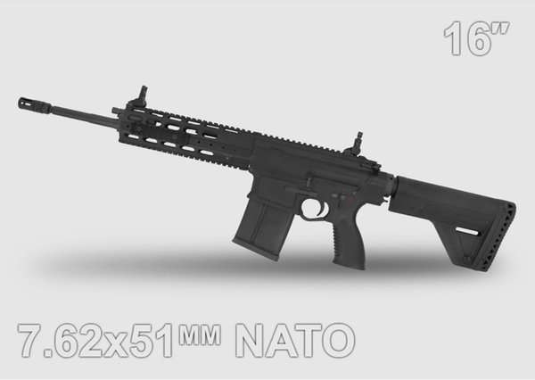 Tisas ZPT 762 / AR 10  .308 / 7.62x51 NATO 16Zoll